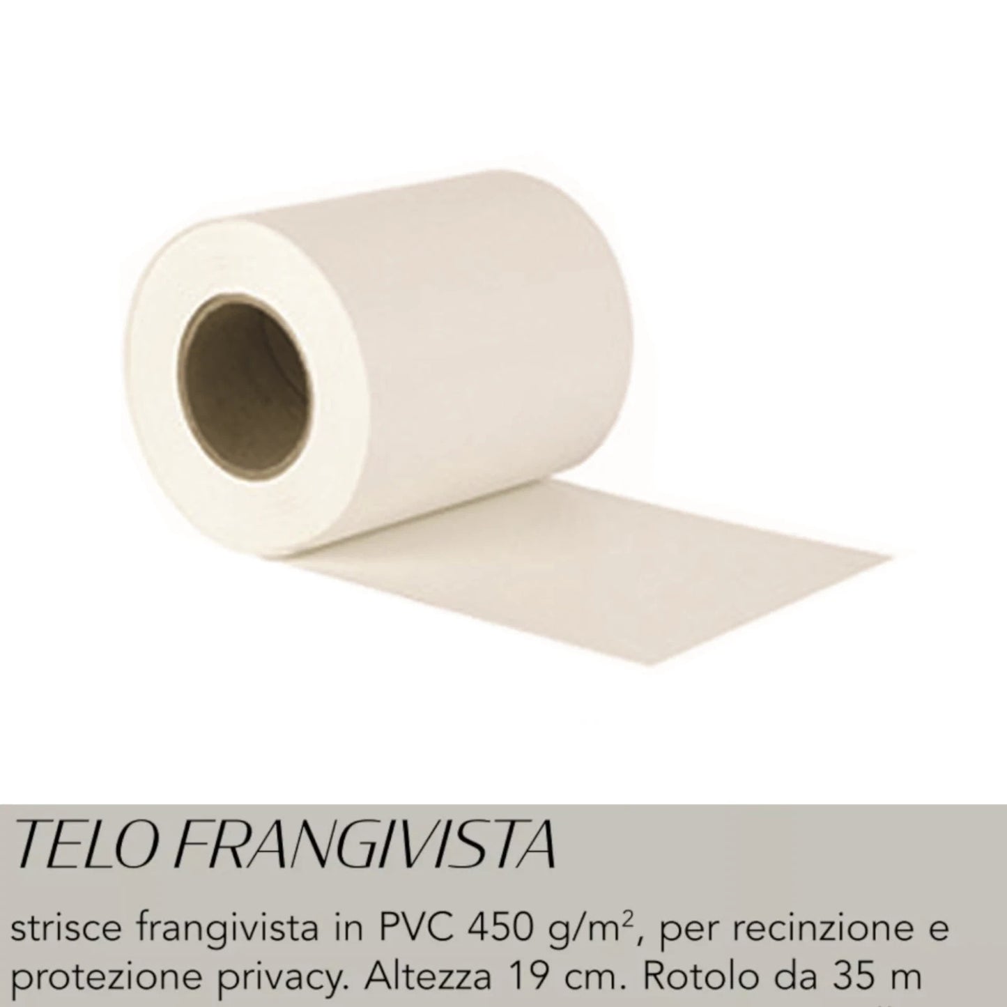 Strisce PVC Frangivista Balcone Ringhiera Cancello Fascia Frangivento 19x35m G.F