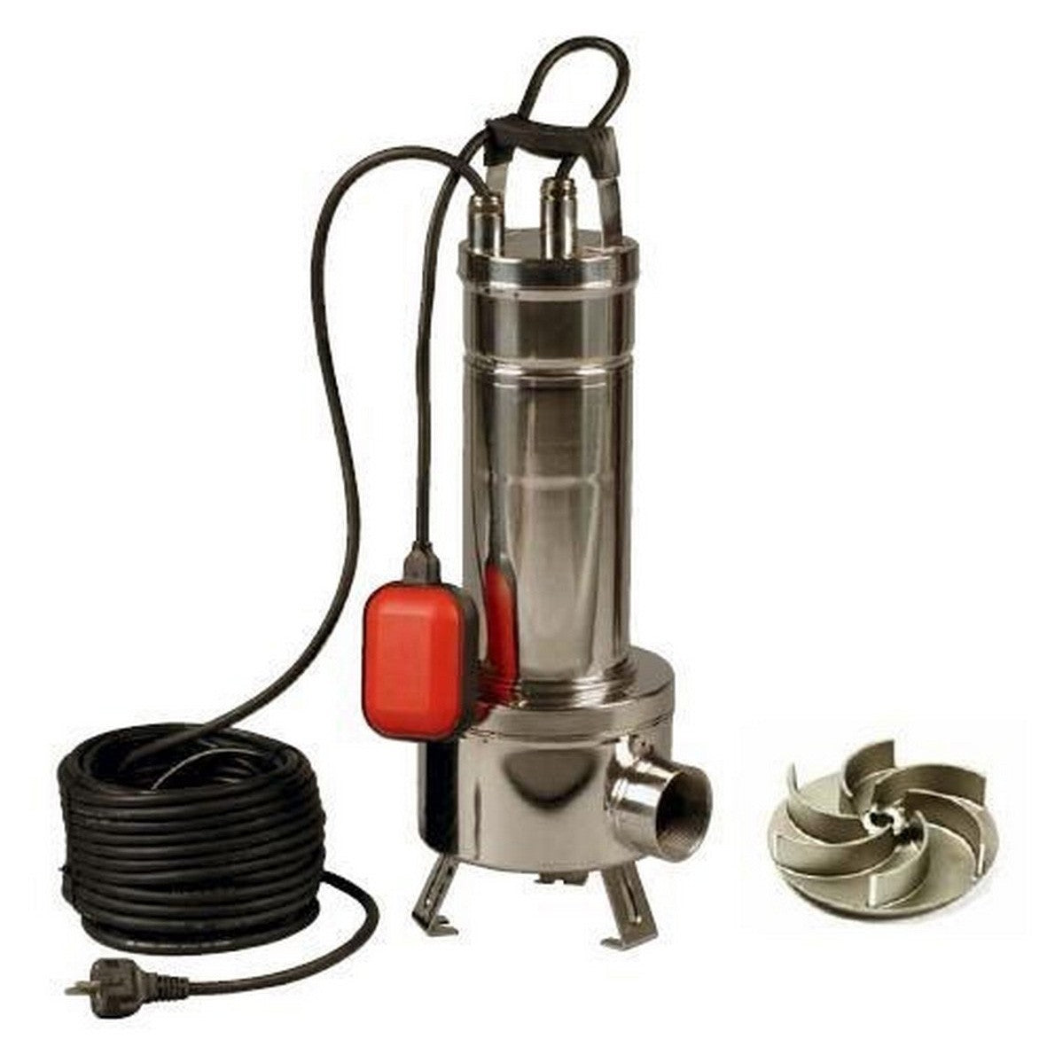 DAB Elettropompa Sommersa Pozzi Neri Acque Luride Vortex 50mm 0.75–1.6HP 10m D.X