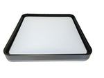 Plafoniera Soffitto LED Moderna Quadrata Nera 80W 48cm 7200 Lumen Moderna V.L