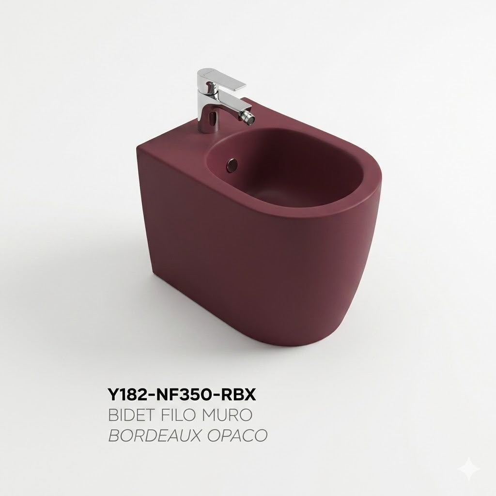 Sanitari Bagno Filo Muro Moderno NYMO INFINITY Vaso WC Bidet Water Elegante D.X