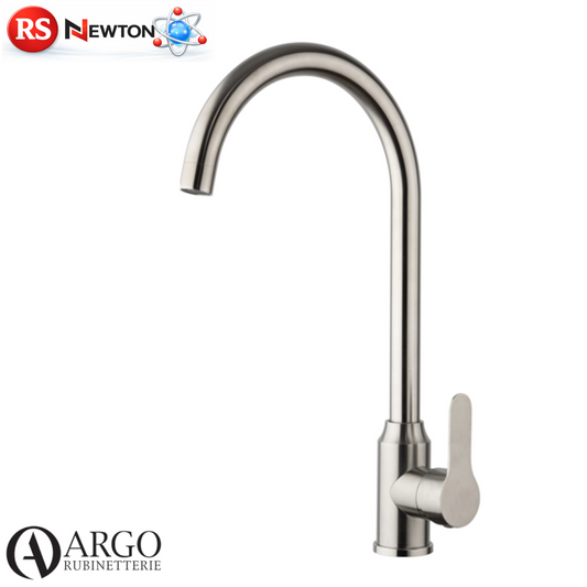 Miscelatore Rubinetto Lavello Cucina ARGO Samui Cromo Canna Alta 36,5 cm D.X