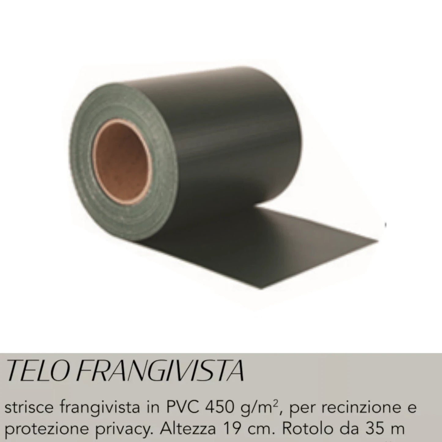 Strisce PVC Frangivista Balcone Ringhiera Cancello Fascia Frangivento 19x35m G.F