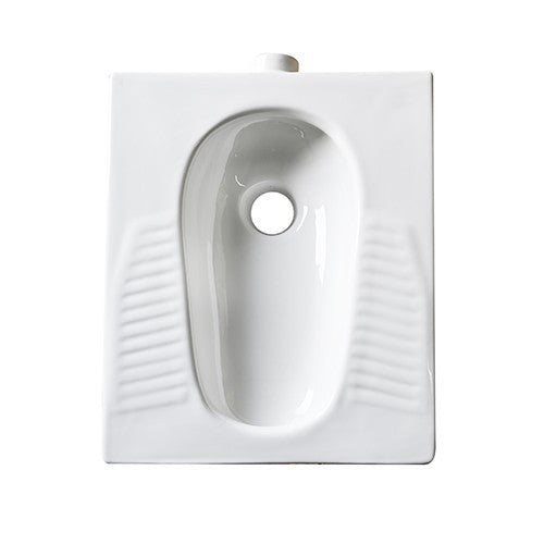 Vaso Turca 60x47 Ceramica Bianco WC Turco Pavimento Sanitari Bagno a Terra D.X