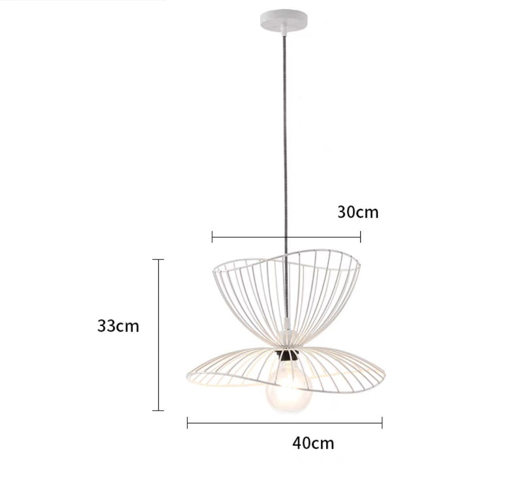 Lampadario E27 Doppio Uso Metallo Bianco Nero Sospensione Regolabile Bar V.L