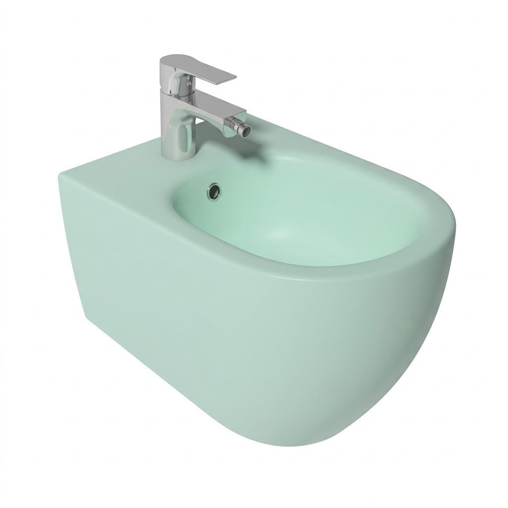 Bidet Sospeso INFINITY Sanitari Bagno Ceramica Moderno Fissaggi Nascosti D.X