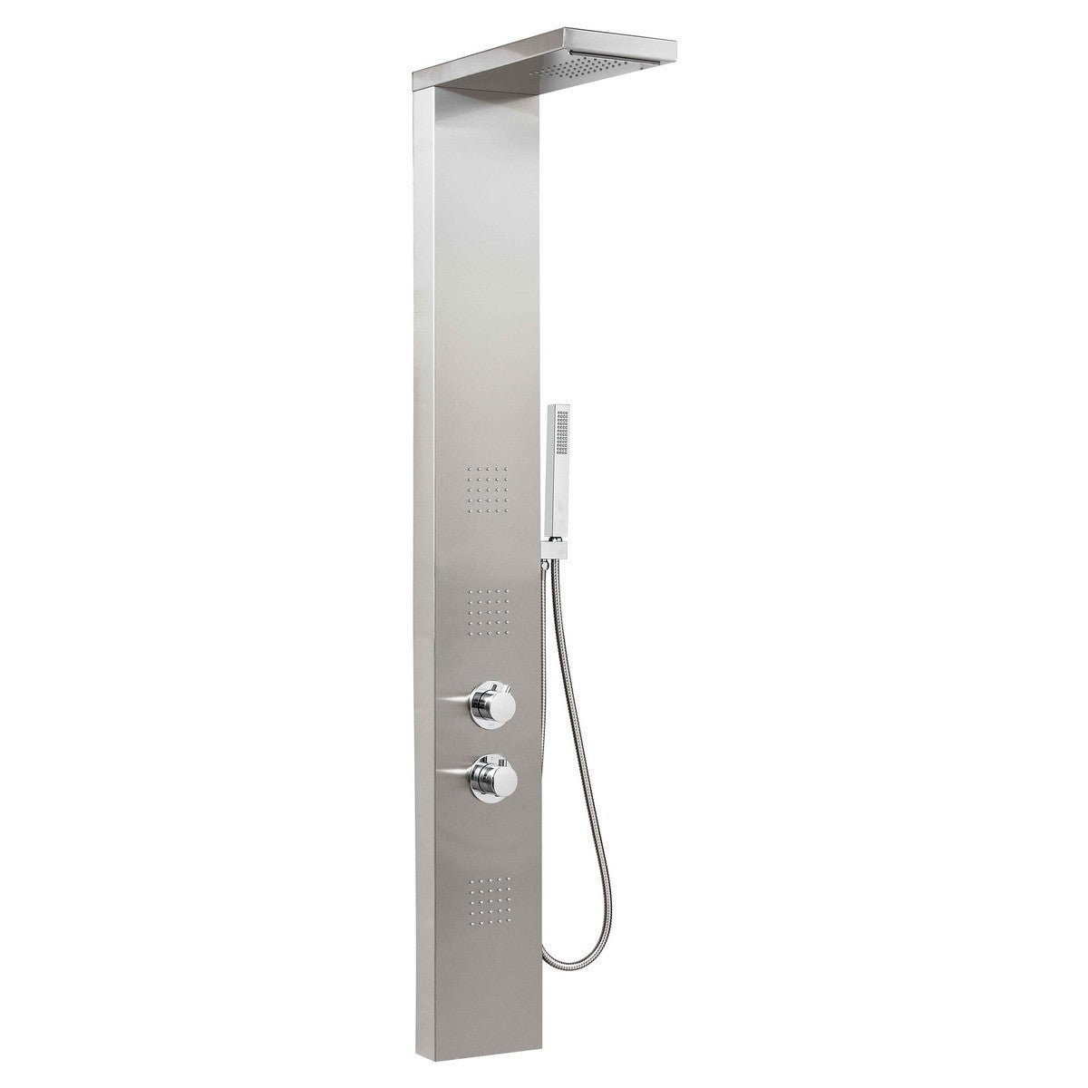 Pannello Doccia Con Miscelatore Termostatico PLUS in Acciaio INOX ASISI 304 D.X
