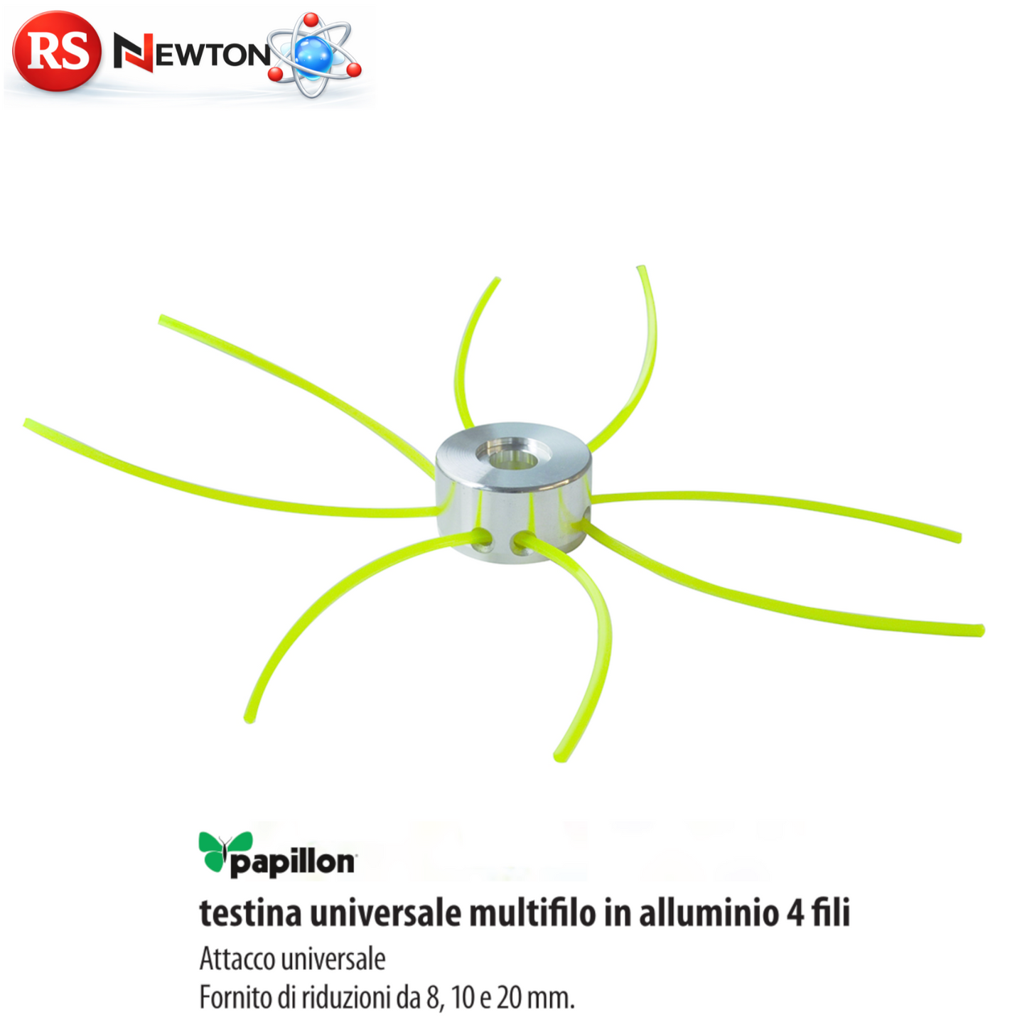 Testina Decespugliatore Attacco Universale in Alluminio Multi-filo 4 Fili VBS