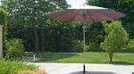 Ombrellone Tondo 3M Giardino Patio in Alluminio Antivento Doppia Carrucola VBS
