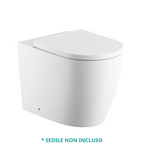 Sanitari Filo Muro LINPHA MAGNOLIA Rimless Vaso WC Bagno Bidet Copri Water D.X