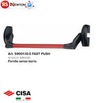 Maniglione Antipanico CISA Barra Rossa FAST Push Touch Porte Sicurezza 120cm G.F