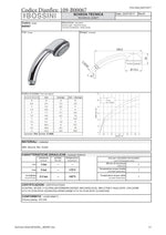 Doccia a Mano Doccetta Anticalcare Moderno BOSSINI Lavello Bagno Cucina wc D.X