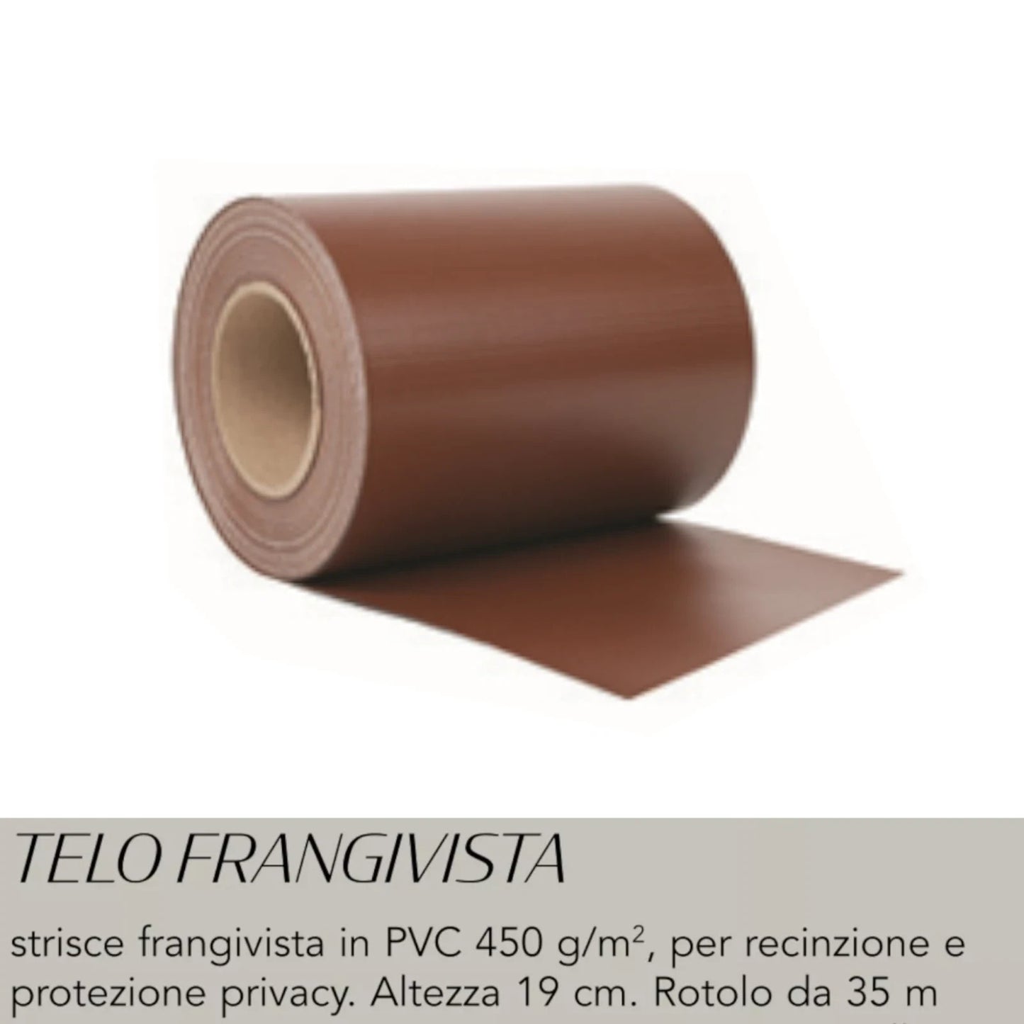 Strisce PVC Frangivista Balcone Ringhiera Cancello Fascia Frangivento 19x35m G.F