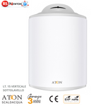 Scaldabagno Elettrico ATON 15 L Sottolavello Verticale Boiler Acqua Calda D.X