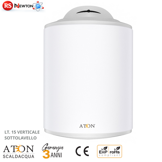 Scaldabagno Elettrico ATON 15 L Sottolavello Verticale Boiler Acqua Calda D.X