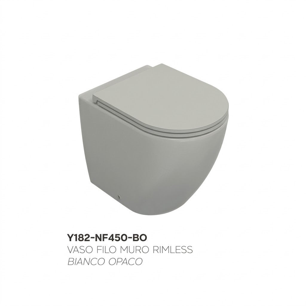Sanitari Bagno Filo Muro Moderno NYMO INFINITY Vaso WC Bidet Water Elegante D.X