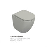 Sanitari Bagno Filo Muro Moderno NYMO INFINITY Vaso WC Bidet Water Elegante D.X