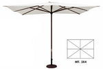 OMBRELLONE DA GIARDINO 2x3 3x3 3x4 M. Palo Ø48mm Top Bianco Super Resistente G.F