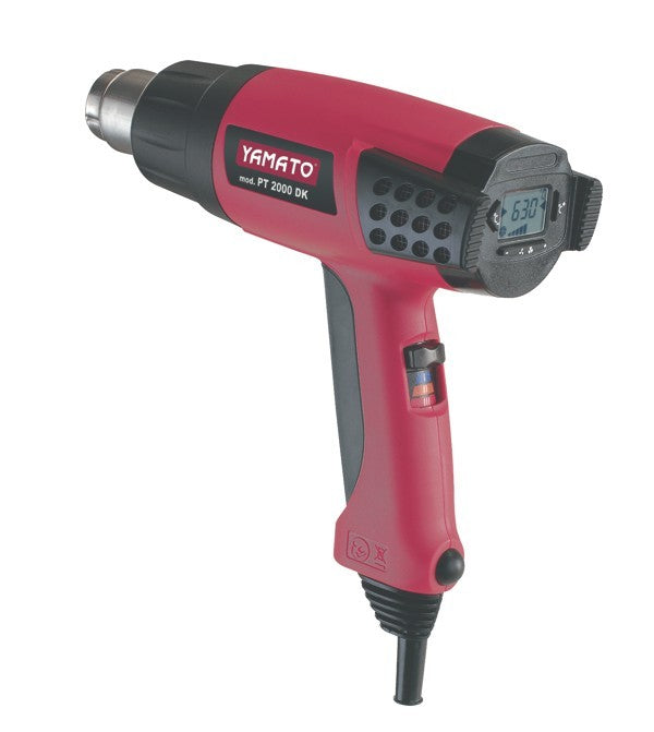 Pistola Termica Digitale 2000W 50-630°C Display LCD Sverniciatore Aria Calda VBS