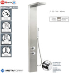 Pannello Doccia Con Miscelatore Termostatico PLUS in Acciaio INOX ASISI 304 D.X