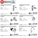 Rubinetto Miscelatore Bagno Lavabo Bidet Vasca Doccia Ottone GROHE BAUEDGE D.X