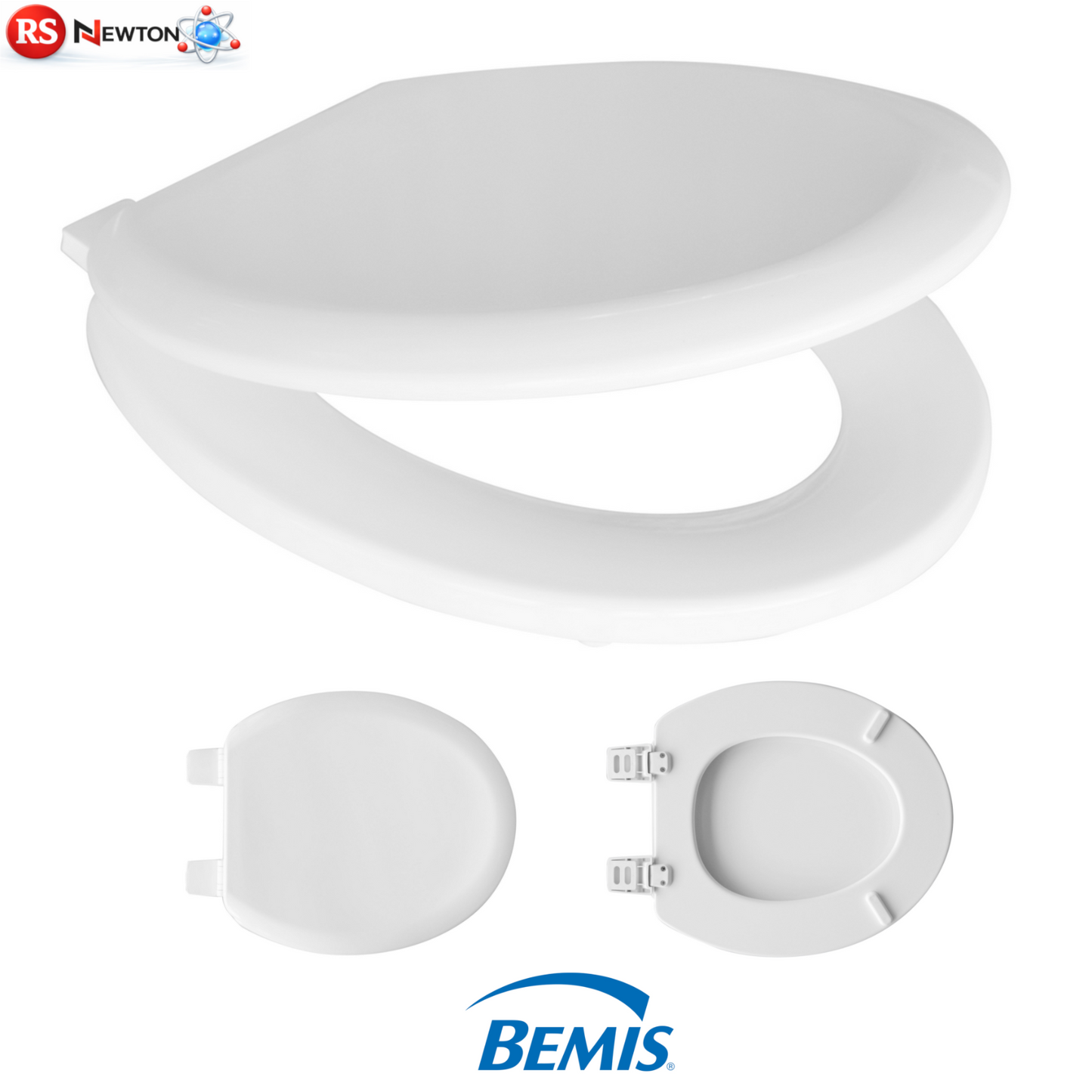 Sedile Wc Universale Pro-Seat in Legno MDF Termoindurente Copriwater Bianco D.X