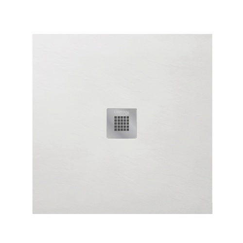 Piatto Doccia Quadrato 80x80 90x90 LINPHA Resina Effetto Ardesia Antiscivolo D.X