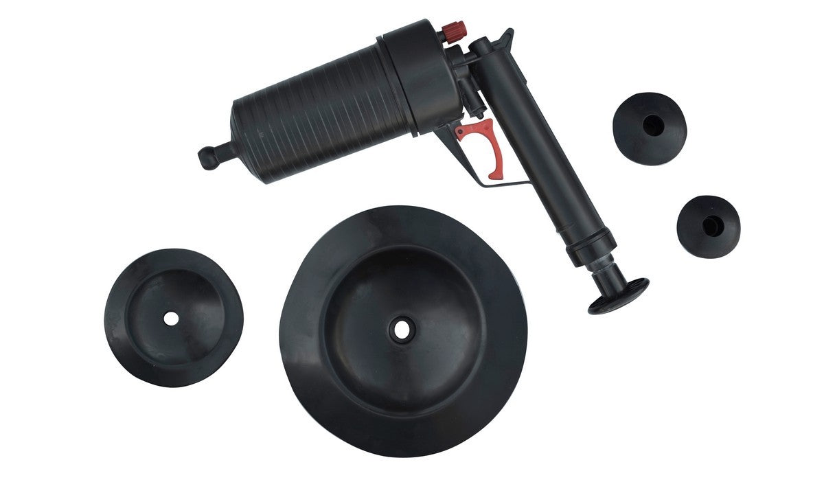 Pistola Stura Scarichi ad Aria Compressa Manuale WC Lavabo Doccia Bidet D.X