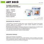 Idropittura Lavabile ART DECÒ Professionale Interno Esterno Opaca Vellutata I.D