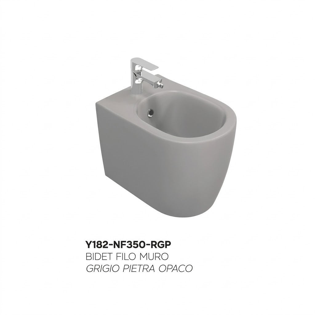 Sanitari Bagno Filo Muro Moderno NYMO INFINITY Vaso WC Bidet Water Elegante D.X
