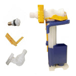 Rubinetto Galleggiante Universale WC UNIC con Adattatori Geberit Oli Grohe D.X
