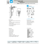 Galleggiante WC Silenzioso Universale MAGIK BAMPI 3/8 Geberit Pucci Grohe D.X