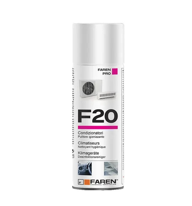 FAREN F20 Spray Igienizzante Condizionatori Climatizzatori Split Auto Casa 400ml