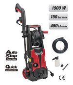 Idropulitrice A Freddo 150 Bar 1900W Avvolgitubo AutoStop Professionale VBS
