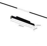 Barra Luce LED Magnetica 10W 20W Binario Magnetico Incasso 30 60cm Nero 48V V.L