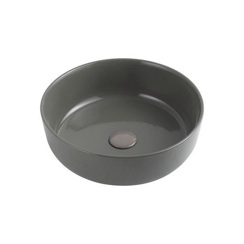 Lavabo da Appoggio Slim Bagno Ø33 38,5 Linpha Ceramica Design Moderno Tondo D.X