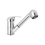 Miscelatore Rubinetto Lavello Cucina Con Doccino Doccetta Estraibile Cromo D.X