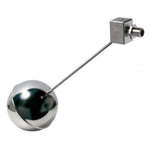 Valvola a Galleggiante WC Acciaio Inox AISI 316 con Sfera 1/2 Alimentare D.X