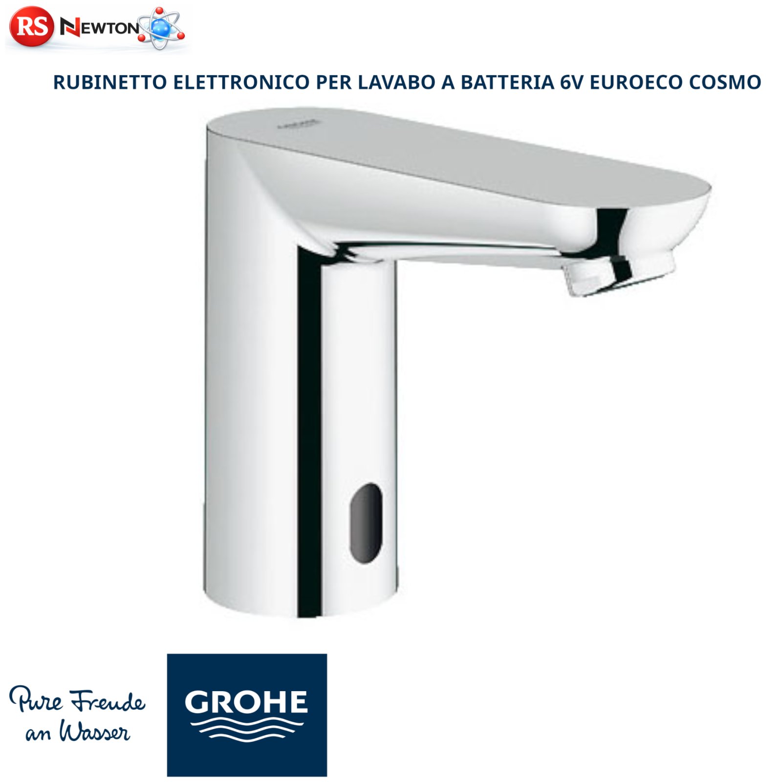 Rubinetto Elettrico Lavabo a Batteria 6V Infrarossi Automatico GROHE Cosmo D.X