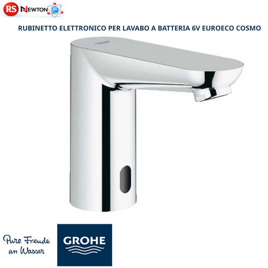 Rubinetto Elettrico Lavabo a Batteria 6V Infrarossi Automatico GROHE Cosmo D.X