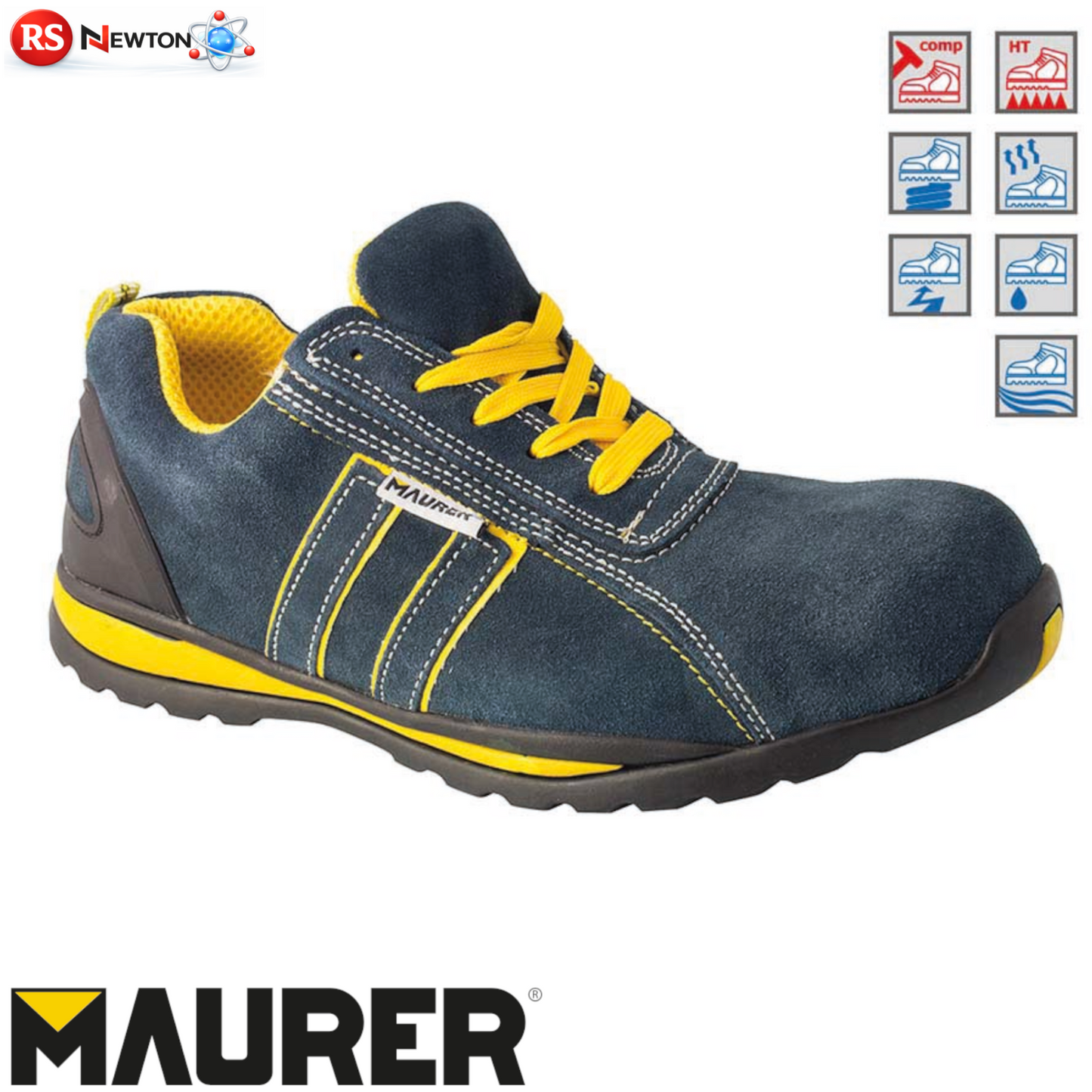 Scarpe Antinfortunistiche Maurer Plus SEWARD S1P SRC Scamosciate Con Puntale VBS