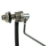 Rubinetto Galleggiante WC Nichelato Silenzioso Tipo Catis 3/8 1/2 Inox Bagno D.X