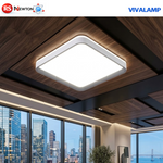 Plafoniera Soffitto LED Quadrata 80W 48cm 7200 Lumen Moderna Luce Switch V.L