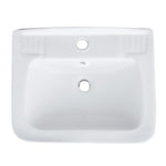 Lavabo a Parete Quadro Sospeso 36x45 cm Linpha Ceramica Bianco Bagno Moderno D.X