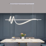 Lampadario LED 90W Dimmerabile Telecomando Moderno Bianco Nero Regolabile V.L