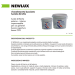 Rivestimento Plastico Bucciato Lucido NEWLUX Pittura Lavabile Impermeabile I.D