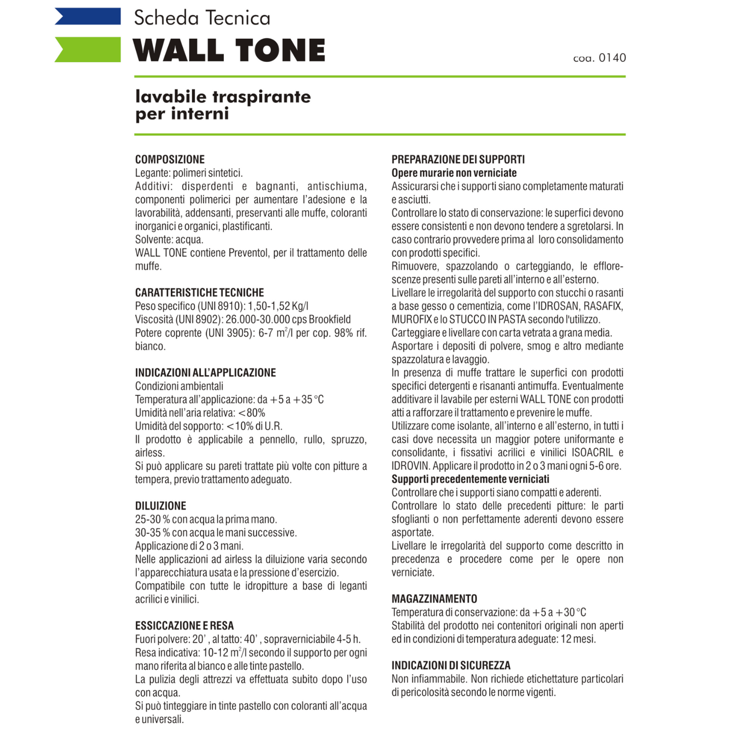 Pittura Lavabile Professionale Bianca Satinata Antibatterica Interni 4 14L I.D