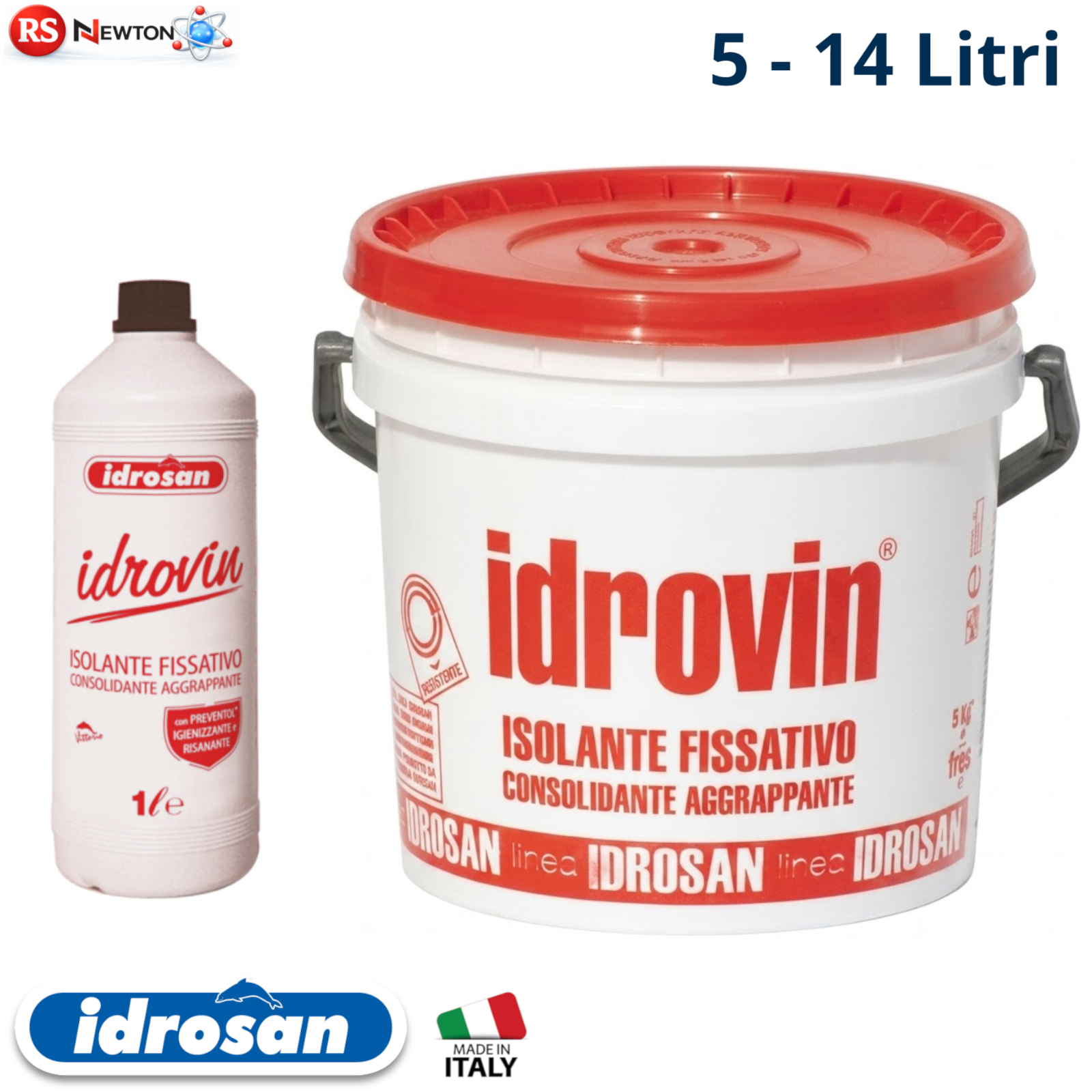 Fissativo Acrilico Isolante Consolidante Interni Esterni 5 14 L Aggrappante I.D