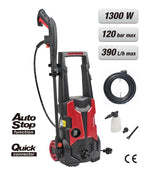 Idropulitrice A Freddo 120 Bar 1300W AutoStop 390 L/h Lancia Regolabile VBS