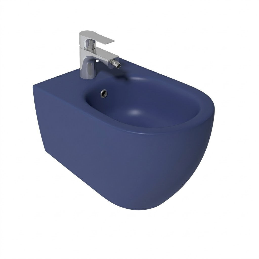 Bidet Sospeso INFINITY Sanitari Bagno Ceramica Moderno Fissaggi Nascosti D.X