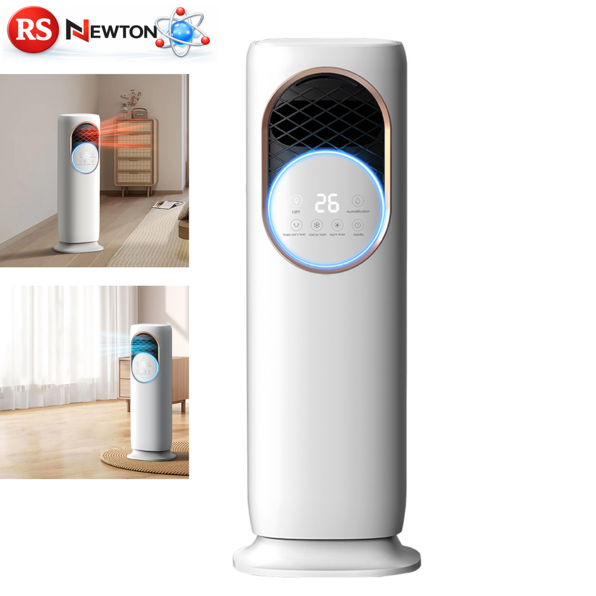 Raffrescatore ad Acqua Termoconvettore Umidificatore 4in1 COLL&HEAT 60-1800W D.X